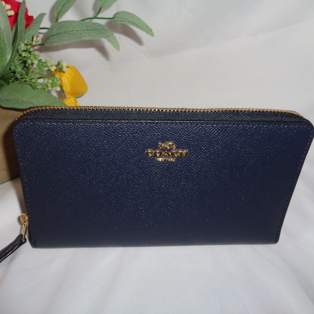 COACH F37544 CONTINENTAL ZIP AROUND WALLET